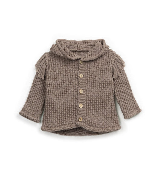 Knitted cardigan - Pine