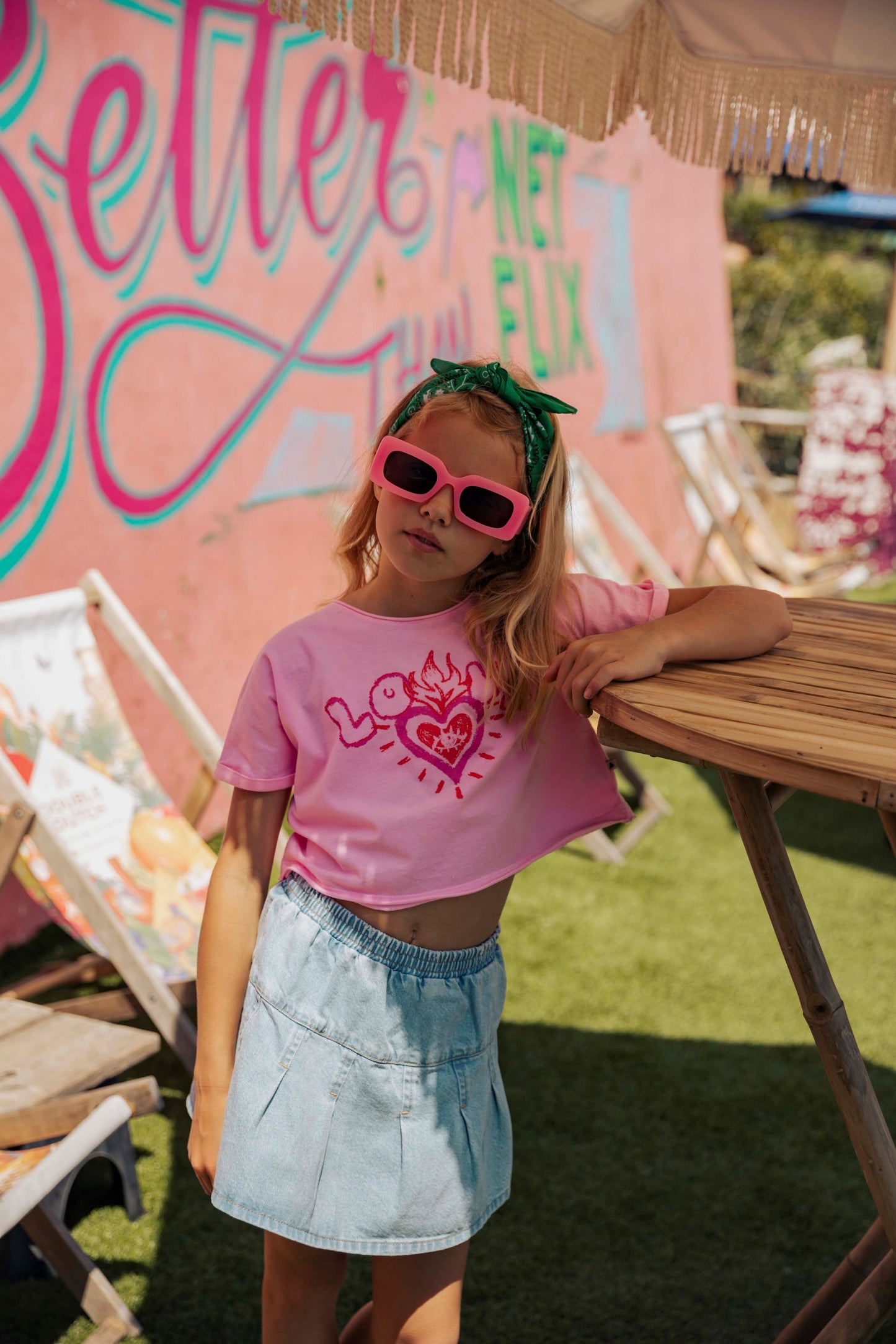Korte t-shirt - Hippie
