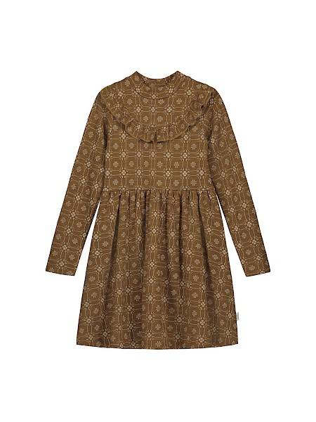 Bruin kleedje in Merino wol