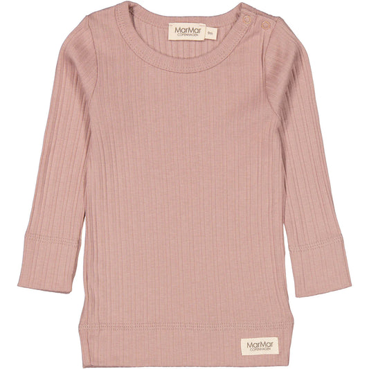 Plain Long Sleeve Tee - Light Plum