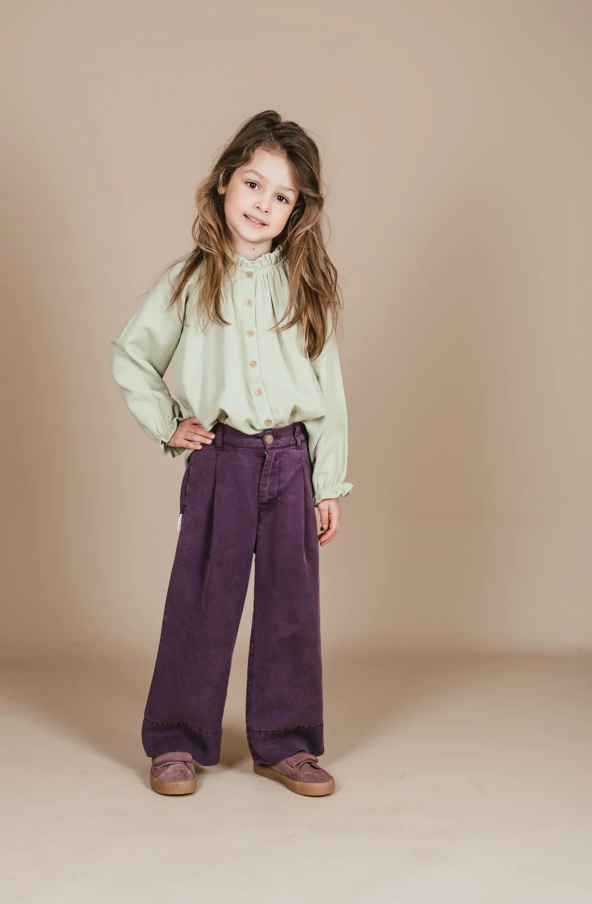 Raglan Blouse - Salvia Green