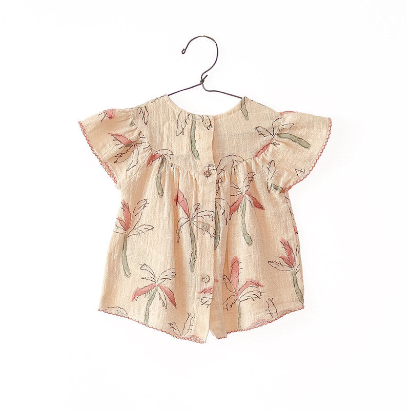 Printed woven tunic - Crochet