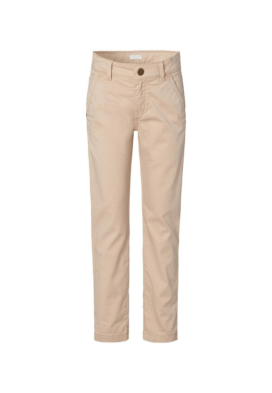 Beige broek Doeskin - feestcollectie