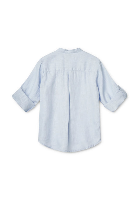 Linnen hemd - Theodor Blue Mist