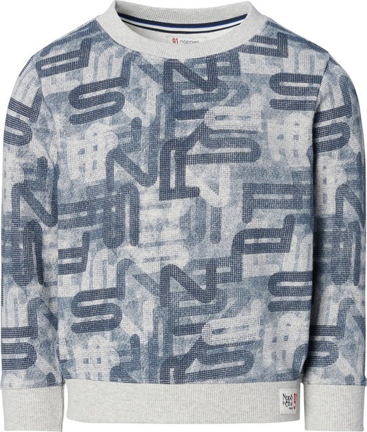 Grey Melange sweater Kannapolis