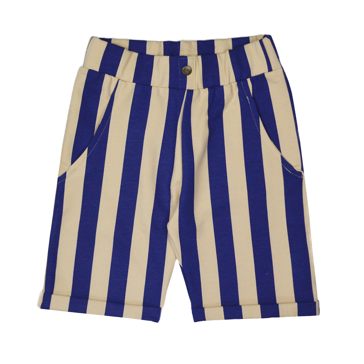 Danni Short Blue/Beige Stripes