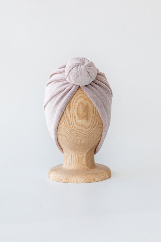 Turban velvet n°2 - old pink