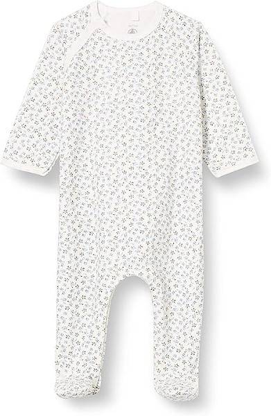 Pyjama met voetjes - bloemetjes