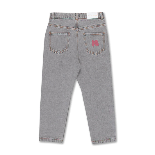 Baggy Fit Jeans - Washed light grey