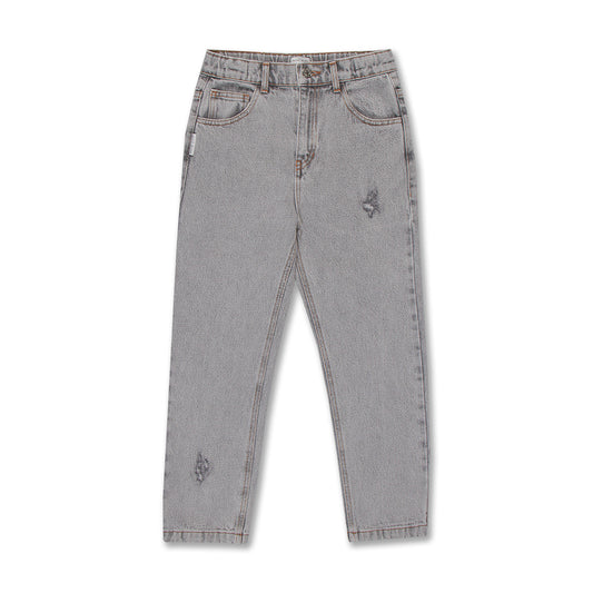 Baggy Fit Jeans - Washed light grey