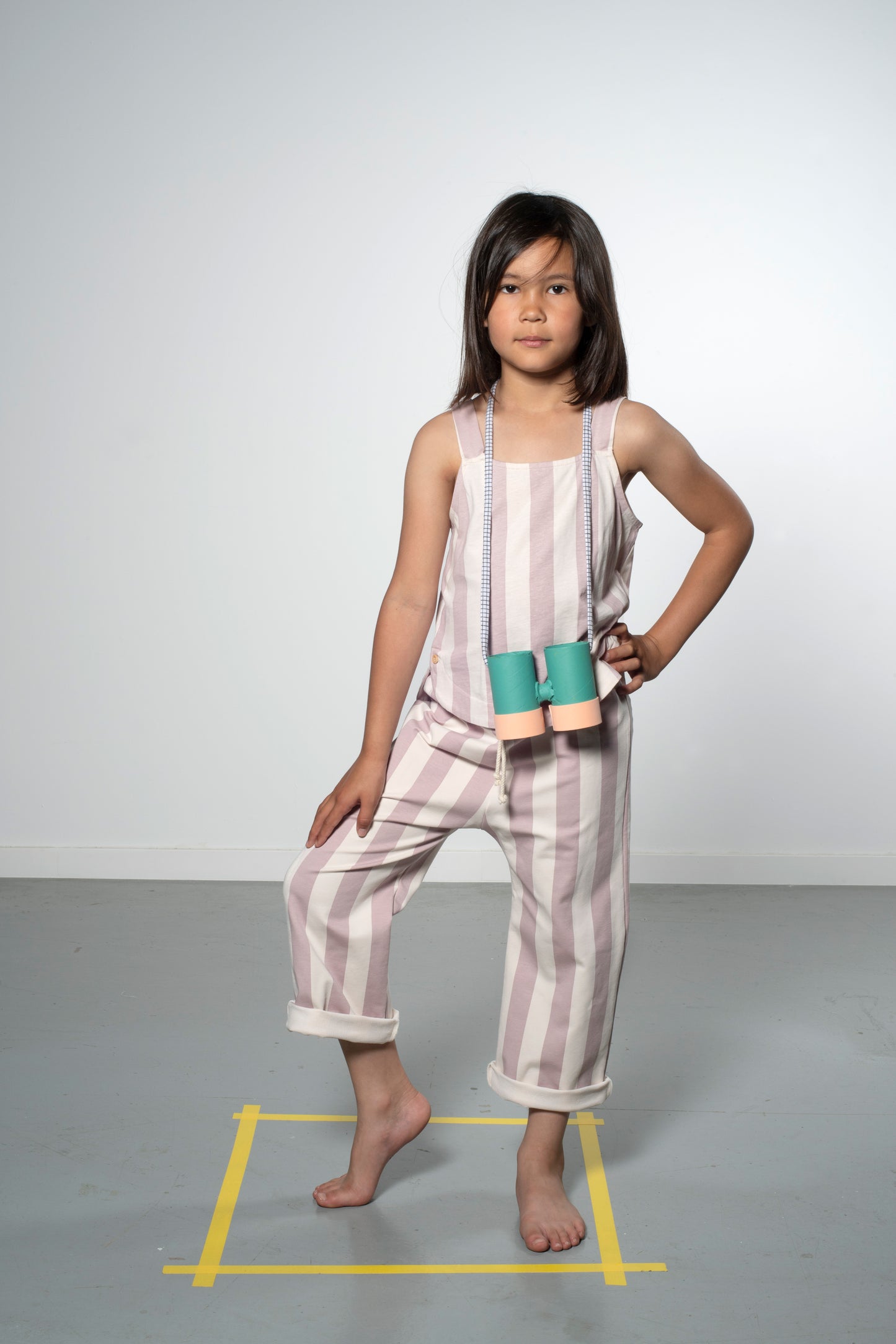Pants - stripes pink