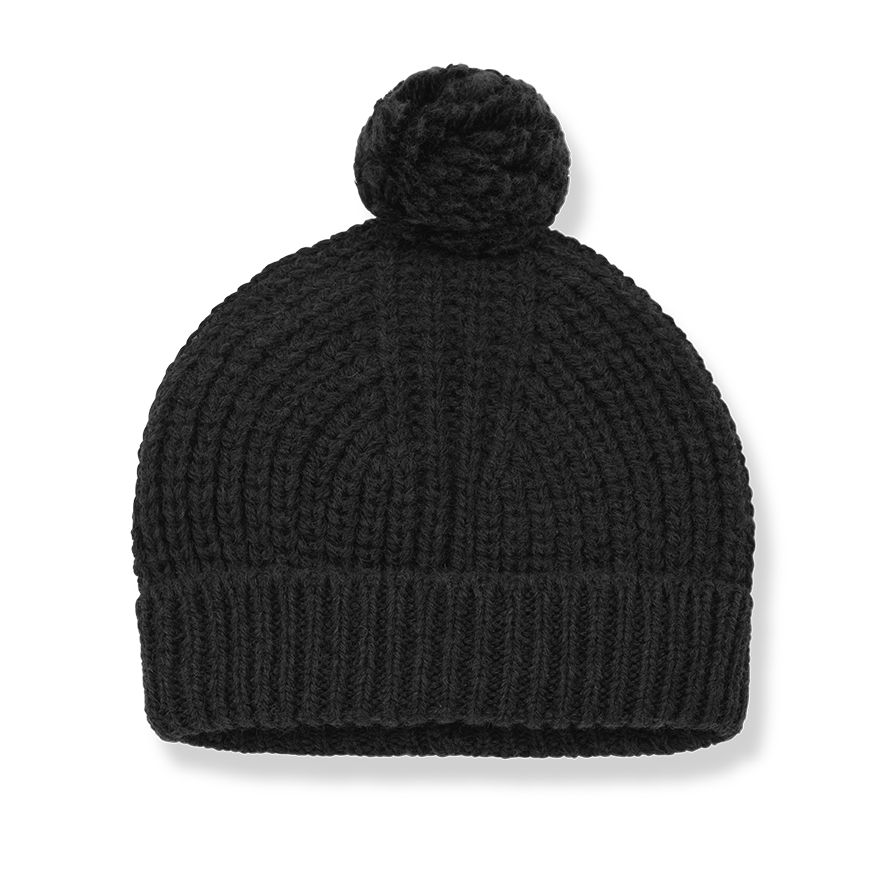 Erna Pom Pom beanie - anthracite