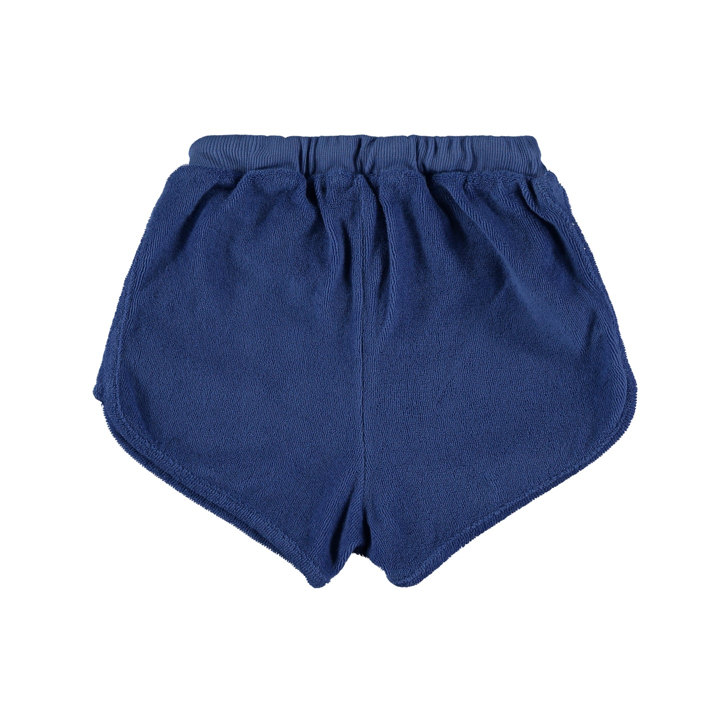 Short in badstof - blauw