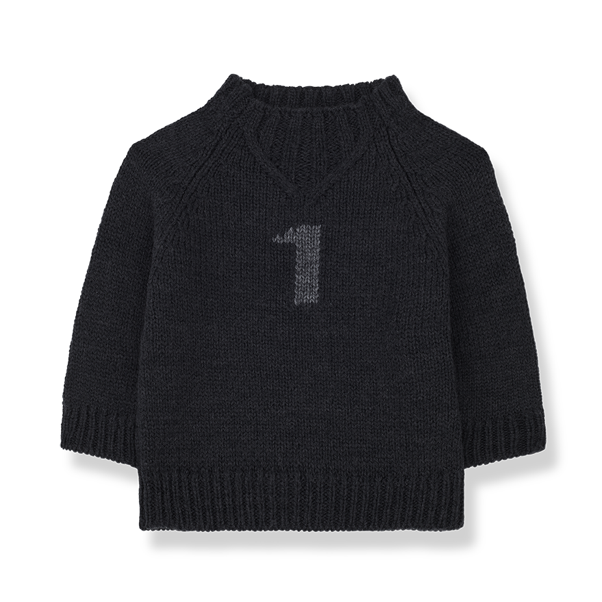 Leo knitted number one sweater