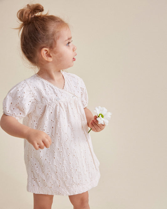 Embroidery dress - Ivory