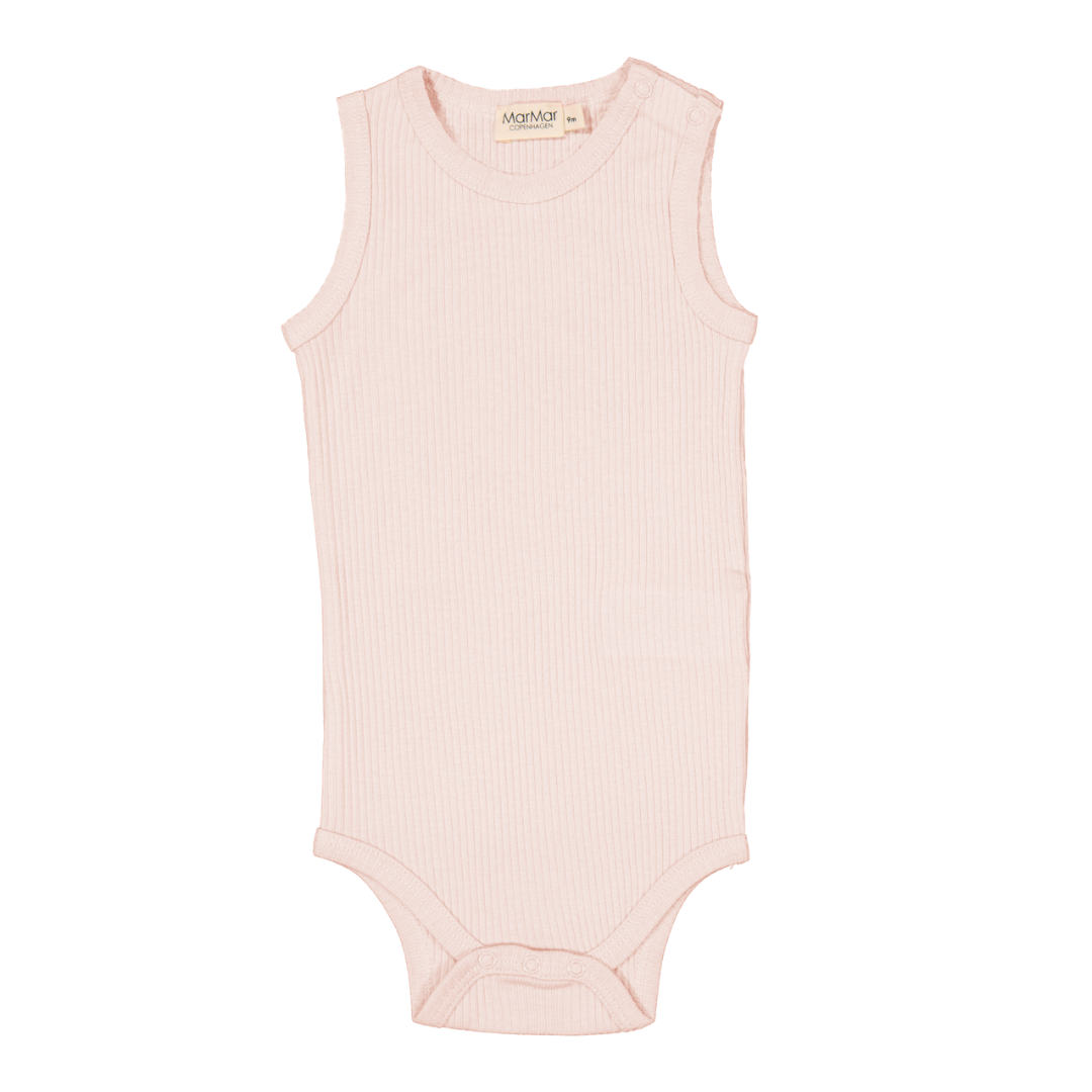 Mouwloze body - Barely Rose