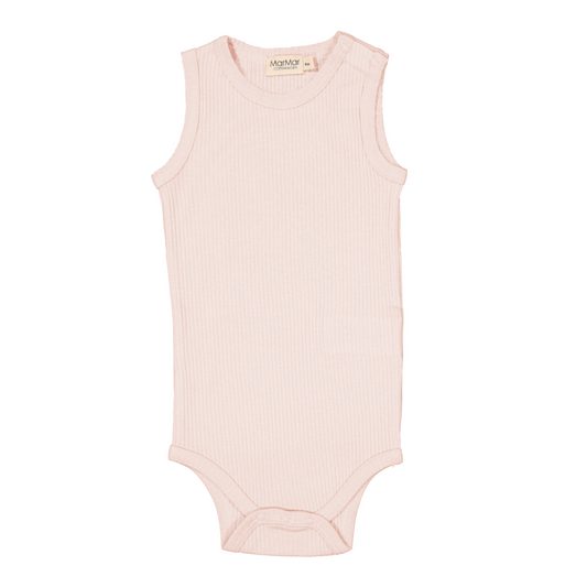 Mouwloze body - Barely Rose