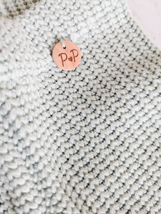 Muntgroen gebreid setje