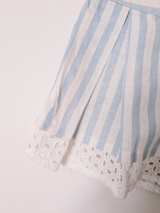 Gestreept broekrokje