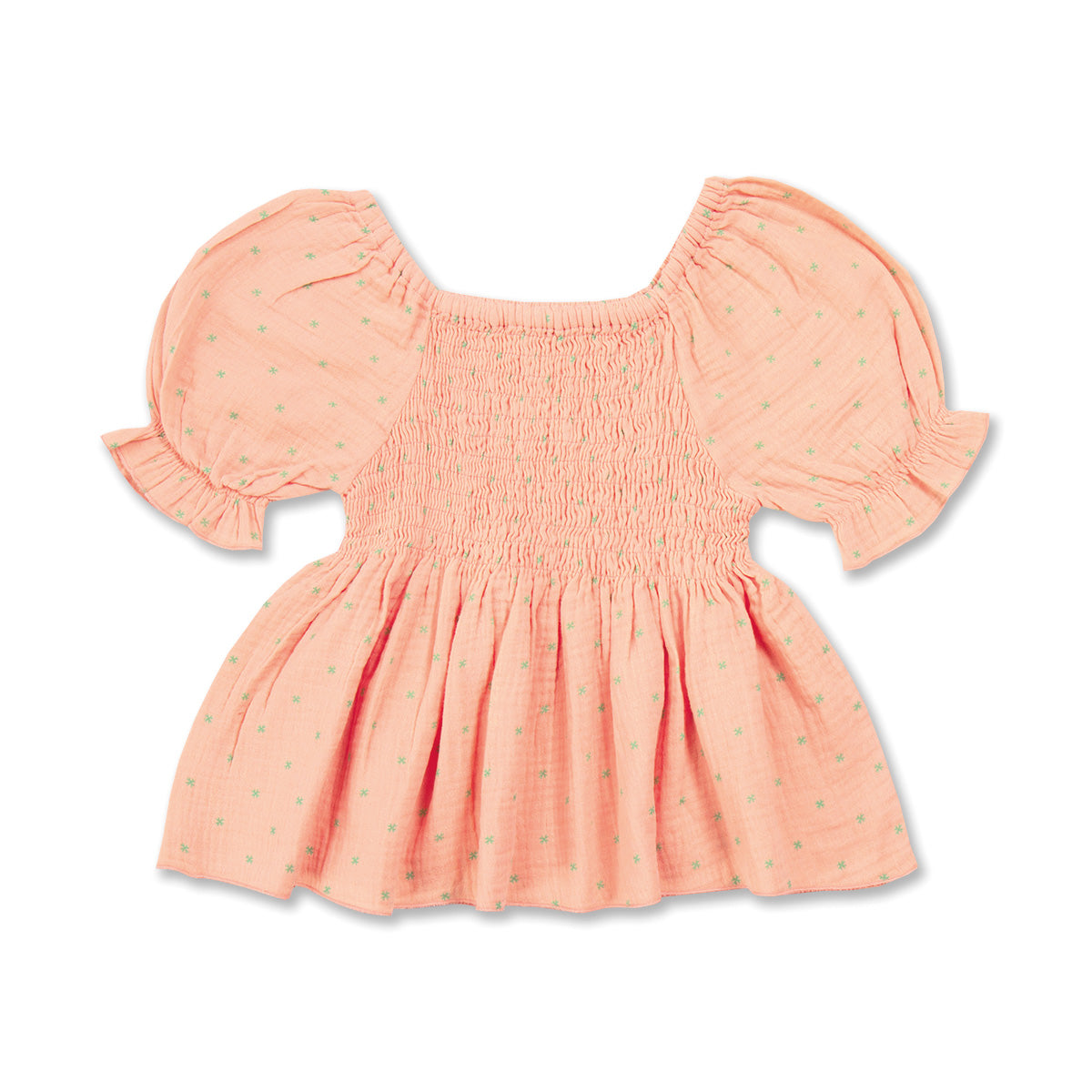 Smock top in tetra
