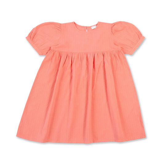 Puff Sleeve dress - shell pink