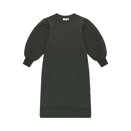 Puff sleeve sweater dress