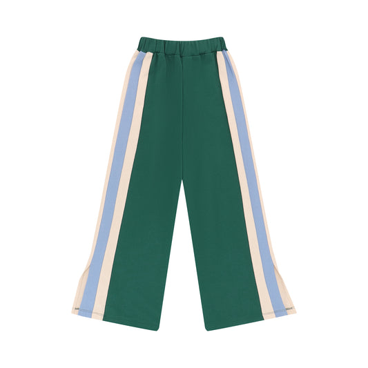 Colour block wide jog pant