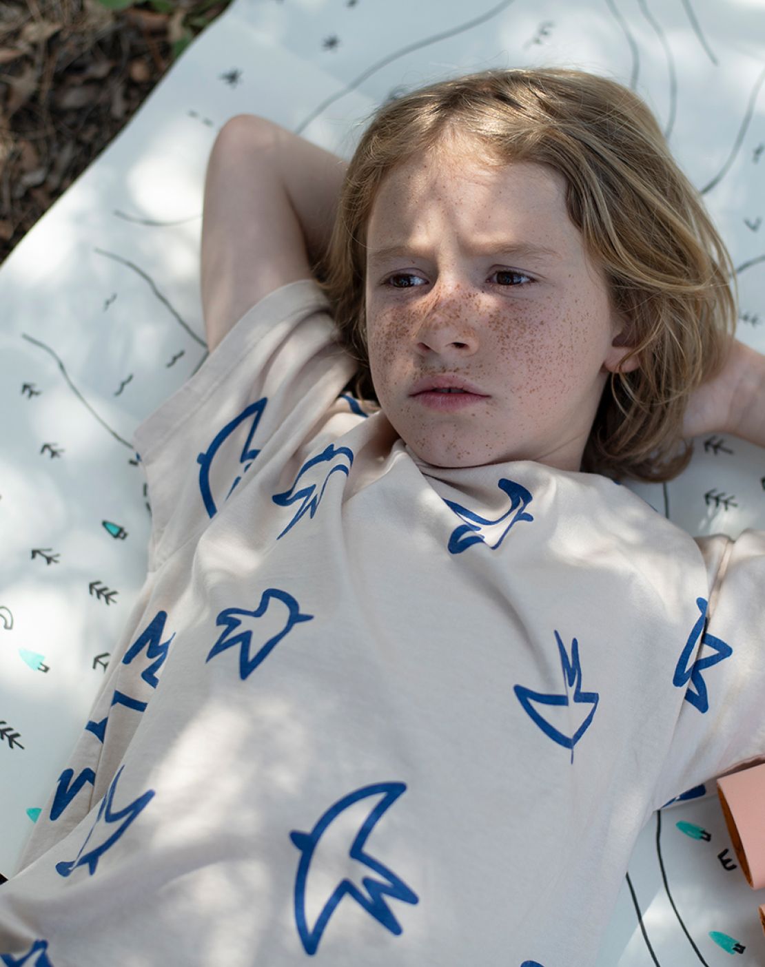 T-shirt Camiseta kids - blue