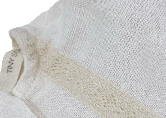 Shirt lace linen - offwhite