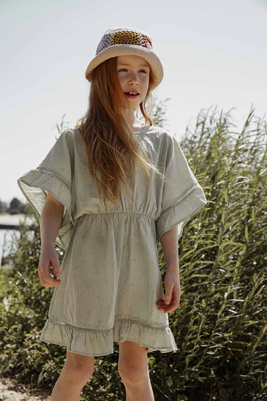 Muntgroen kleedje - Doortje