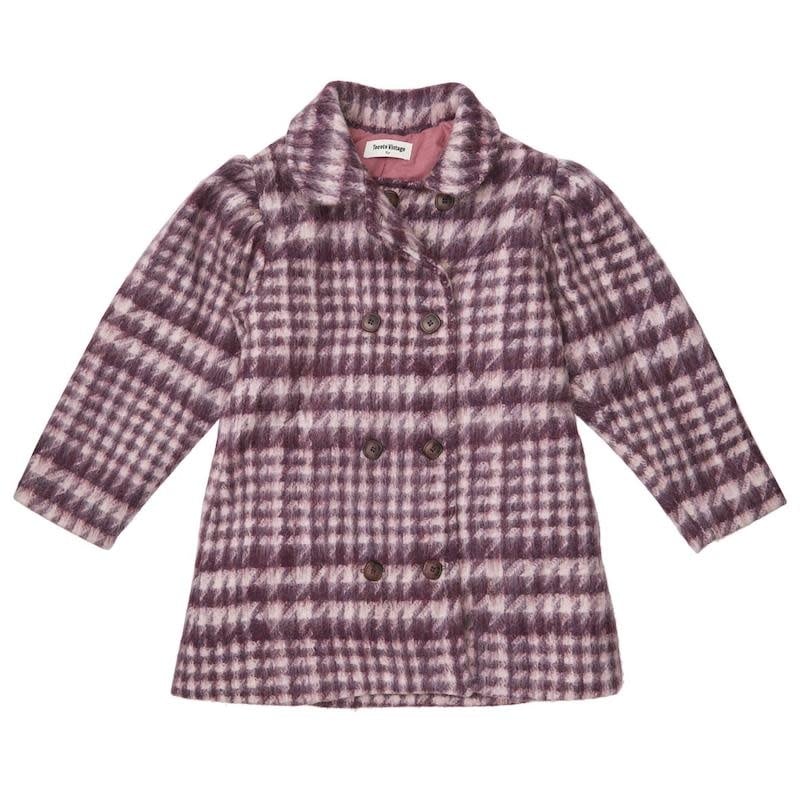 Vintage aubergine coat