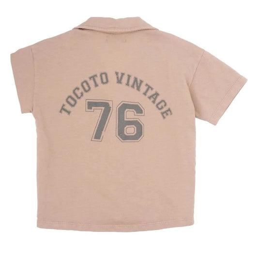 Resort style overshirt - brown