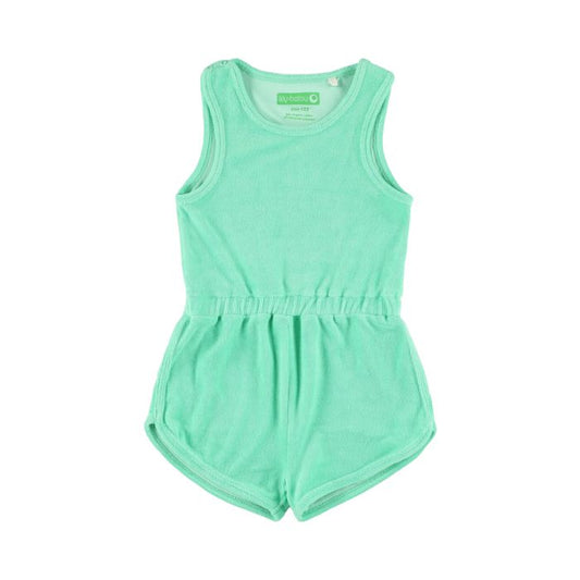 Jumpsuit in badstrof - Jade cream