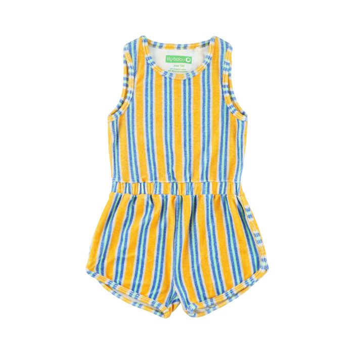 Jumpsuit in badstof - stripes