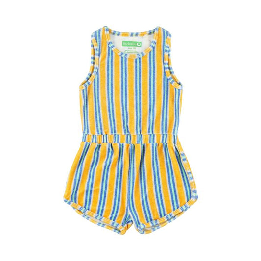 Jumpsuit in badstof - stripes