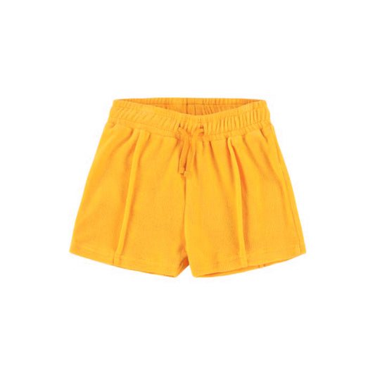 Oranje short  in badstof
