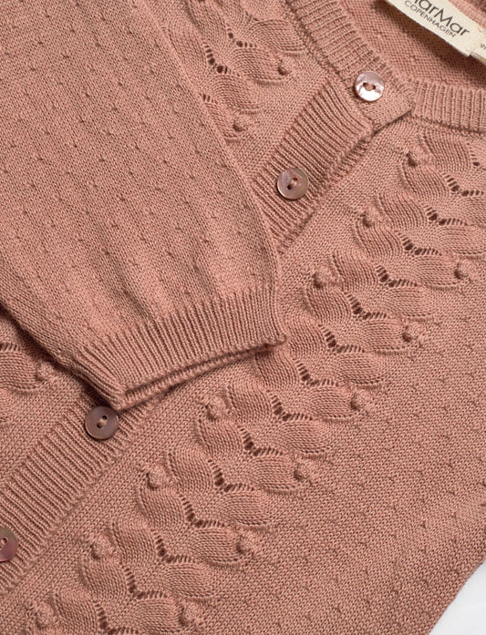 Totti cardigan - Rose Brown