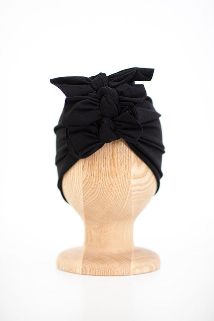 Turban -  organic black