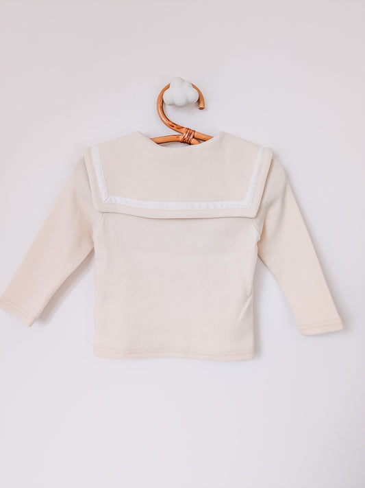 Sailor top - cream