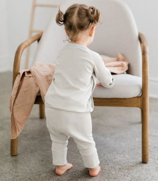 Unfooted broekje - milk