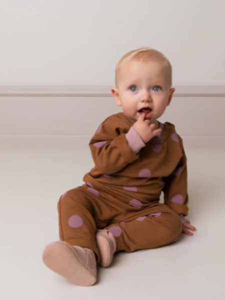 Broekje - Pitti taupe dot