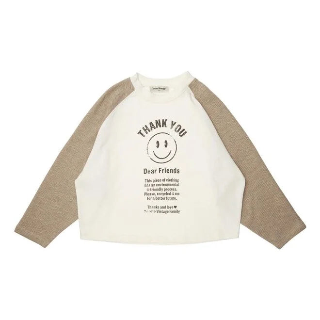 Combined raglan longleeve
