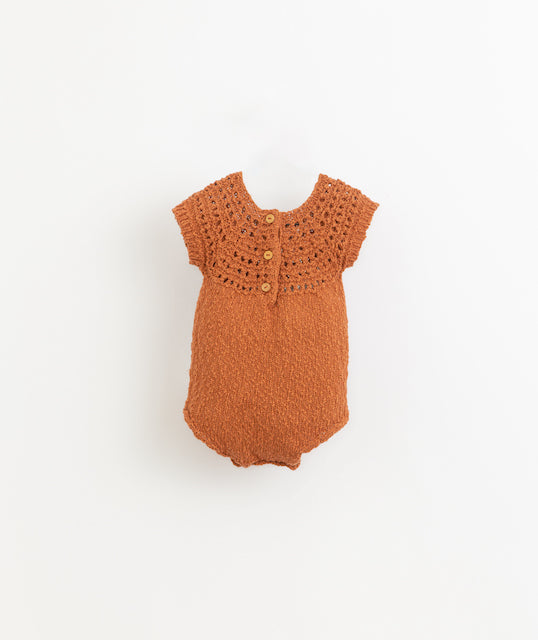 Knitted jumpsuit - Anise