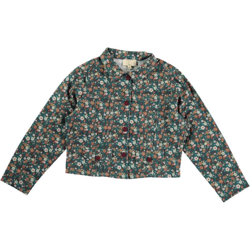 Floral jacket - jeans