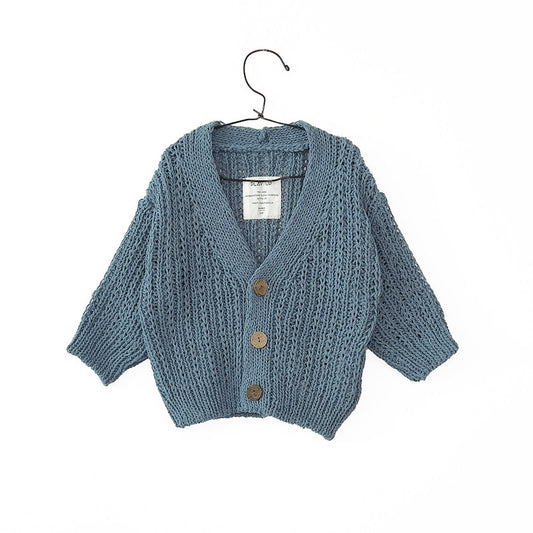 Knitted cardigan Baby - Sea