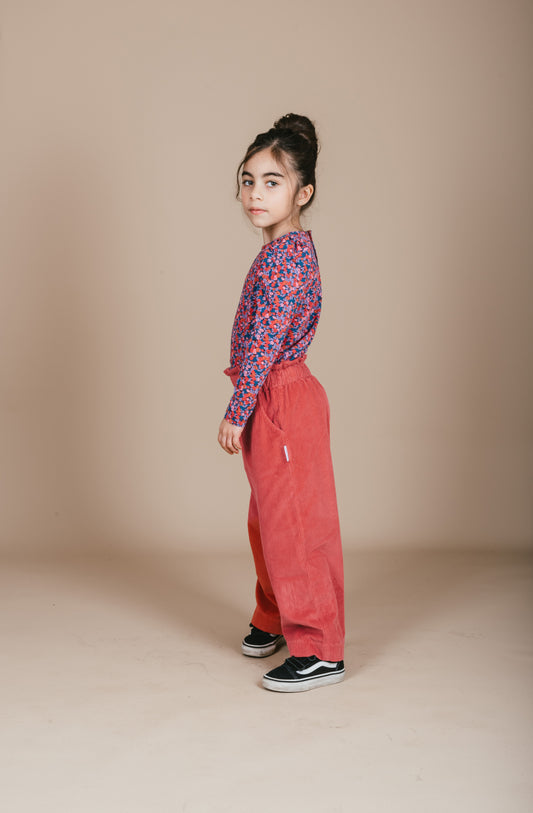 Wide Ruffle Pants