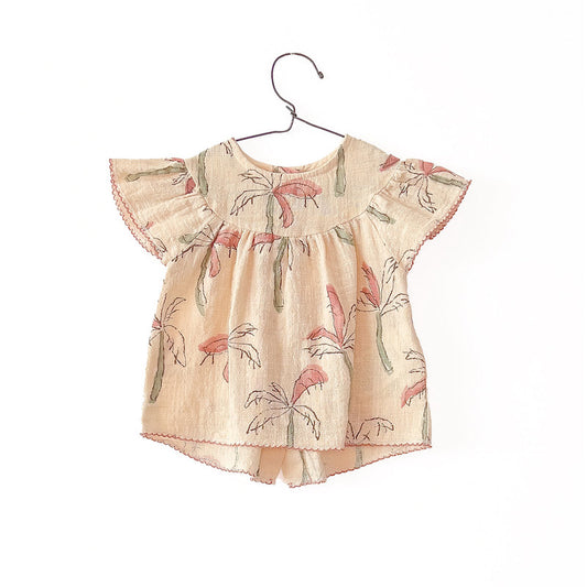 Printed woven tunic - Crochet