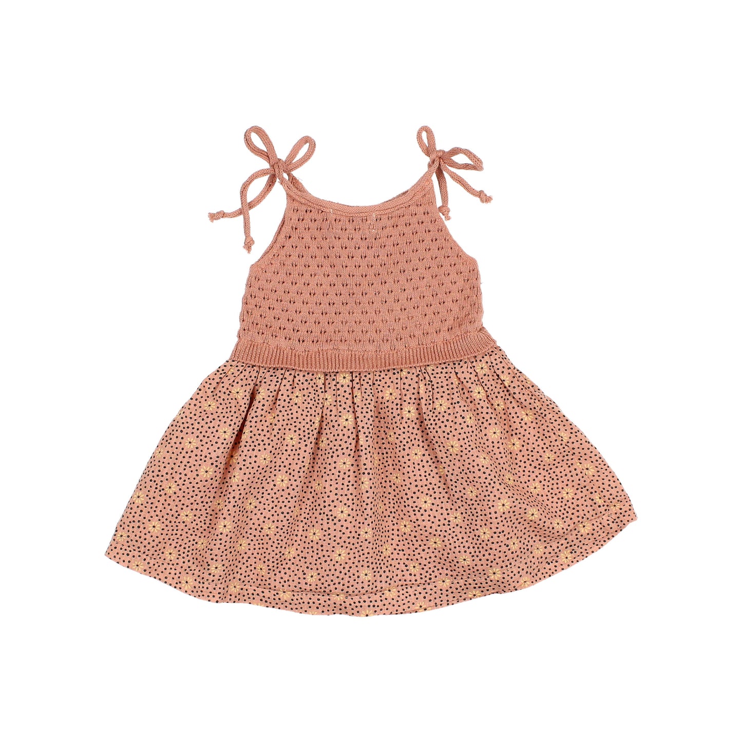 FLower dots dress - rose