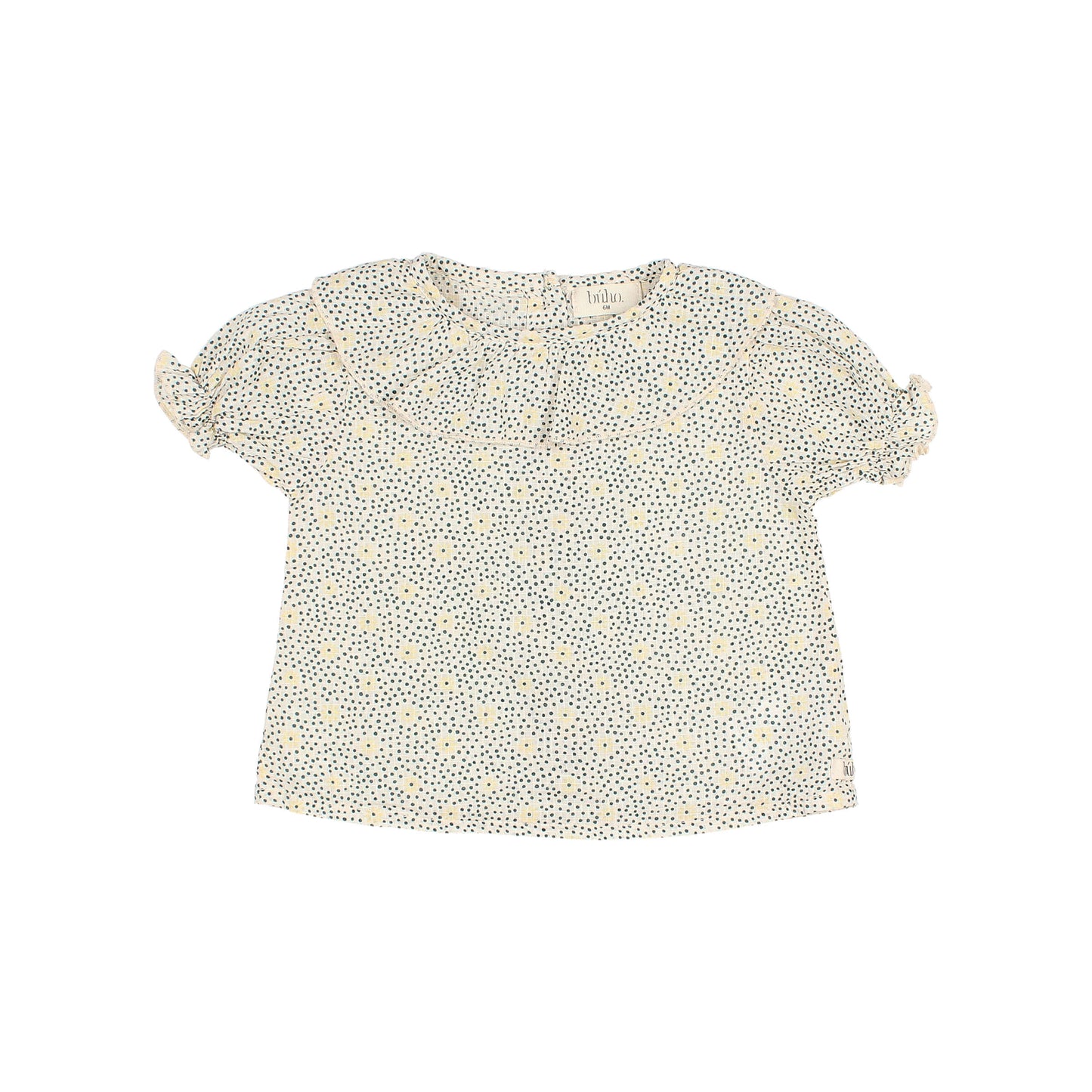Flower dots blouse - sand