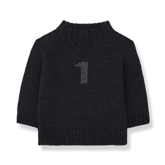 Leo knitted number one sweater